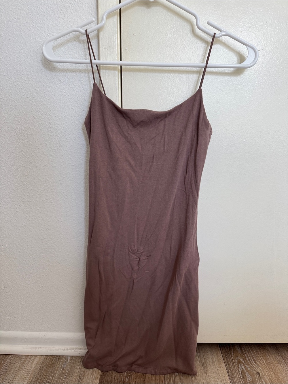 Wilfred Free mauve slip mini dress